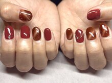 パープルの爪屋/マグネット5本&ミラーアート