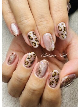 チヒロネイル/ヒョウ柄ネイル