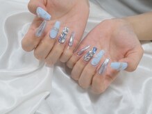 アモーレ 心斎橋店(amore)/ブルー×埋め尽くし9980円