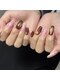 ボヌール ネイル(Bonheur nail)の写真/【パラジェル使用♪】シンプルさと華やかさの絶妙なバランスが魅力！彩るデザインで気分も女子力もUP◆