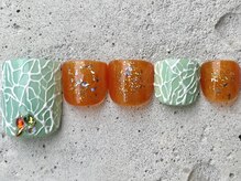 フリークネイル(FREAK Nail)/メロンサマーFOOT ¥12000