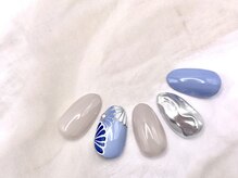 ラウレアネイル(Laule’a Nail)/【定額】和柄フラワーネイル