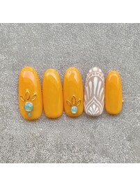 モロッカンオレンジワンカラー