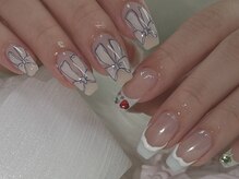 テネル 横浜(tener)/>>手描きリボンネイル◎