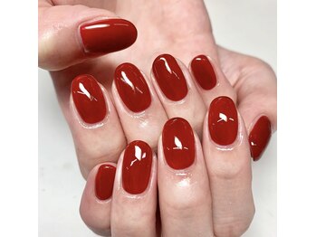 アイリッシュネイル 久屋大通店(Irish Nail)/ボルドーワンカラー