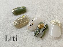 リティ(Liti)/No.91 Art(B) ニュアンスネイル