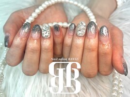 ラメグラデーションネイル♪