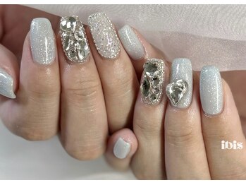 アイビス(ibis)/パステルブルー×ストーン