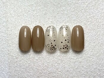 ユーケーネイル(uk nail)/シンプルアート6500円