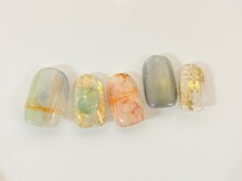 シエール 池袋東口店(ciere)/質感カラフルネイル