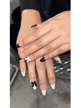 トップコート 下北沢店(Top Coat)/ドットフレンチネイル