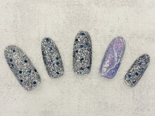 ネイルエイム(Nail eim)/シンプル★ラメ★大理石風