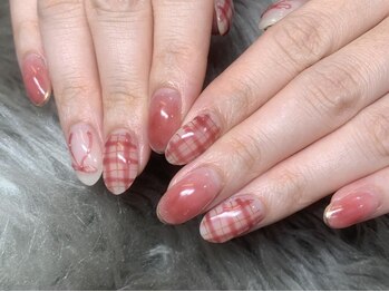 アングゥ ウル(ungu ul)/チェック/秋ネイル