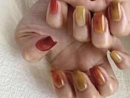 カラフルニュアンスネイル