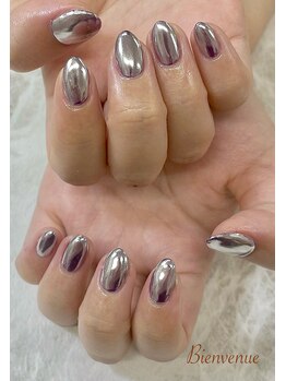 ビアン(Bienvenue)/ミラーネイル
