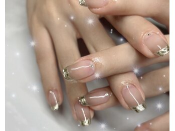 エクラ(eclat)/ガラスフレンチ×グラデーション