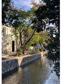 プレジール/サロン前の風景