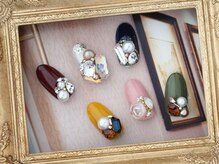 グラニットネイル(granite nail)/ビジューネイル