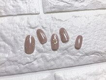 ネイルアンドアイラッシュサロン エスポアール(nail&eyelash salon espoir)/ホロ　フラワーネイル　７５分