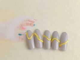 ぷくぷくうねうねネイル