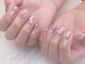 ヴィヴィアン ネイル(Vivian nail)/マーメイド パール マグネット
