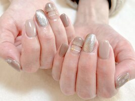 【ひばりヶ丘×チェックネイル】