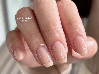 モノ(mono)/スキンカラー×ミラーフレンチ