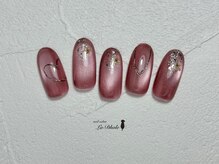 ラドール(La Dhole)/ミラーラインハート×押し花