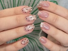 自爪を削らないフィルインで美爪キープ♪もちの良さも◎