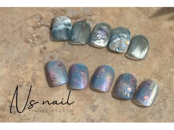 エヌズネイル 三鷹駅前北口店(n’s nail)/Summer design 定額10600/9600