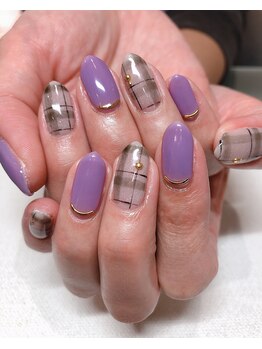 リッチネイル(Rich Nail)/チェックデザイン