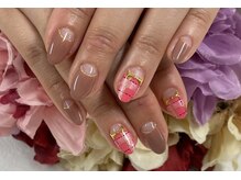 ダブルネイル(Double Nail)/【なだ】バレンタインチェック