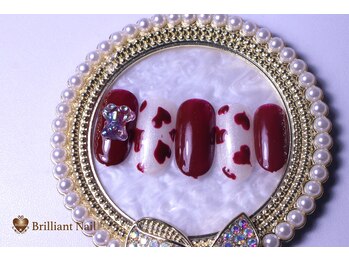 ブリリアント/バレンタインネイル♪