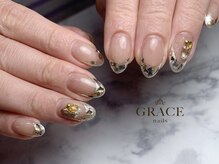グレース ネイルズ(GRACE nails)/オリジナルガラスフレンチ
