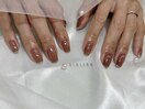 brown × silver line