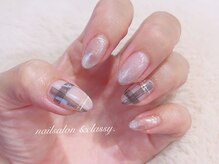 アンドクラッシィ(&classy.)/持ち込みネイル/チェックネイル