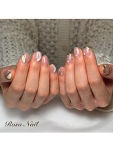 ローザネイル(Rosa Nail)/アシンメトリーネイル