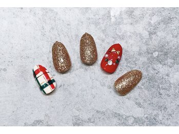 ネイルロッソ 浅草店/クリスマスネイル