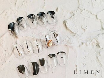 リメン(LIMEN)の写真/曖昧な色と質感を重ねる、LIMENらしいニュアンスアート。
