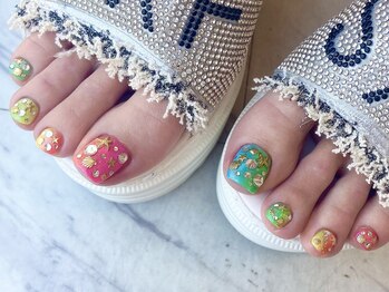 ネイルアイラッシュ アールエビス(R EBISU)/フットデザインコース¥12500