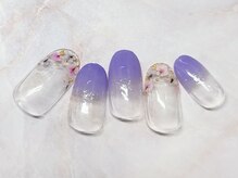 ミュゲットネイル(Muguet nail)/押し花ネイル