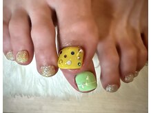 アミュリー ネイル アトリエ(Amury nail atelier)/ストーン カラフル ネオン 