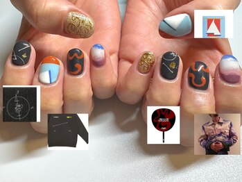  推し活ネイル　中目黒/持ち込み