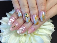 ネイルサロンケイ ヴァリエ(K Varier)/71 クリムト風・フリンジ