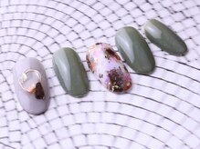 レイ ネイルアンドセレクトショップ(Lei Nail&Selectshop)/天然石×ワイヤー[パラジェル有]