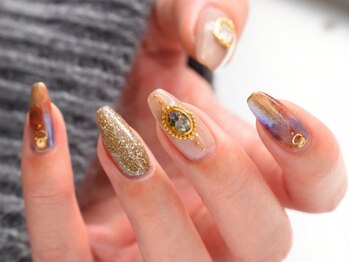 エスニック風nail