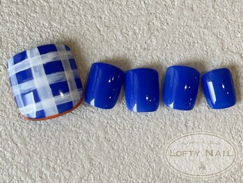 ロフティーネイル 駒川店(Lofty Nail)/チェックフットネイル