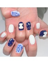 アトリエ ペーニクルス(Atelier Peniculus.)/ツイード　ハート　ネイビー