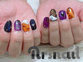 ハロウィンネイル