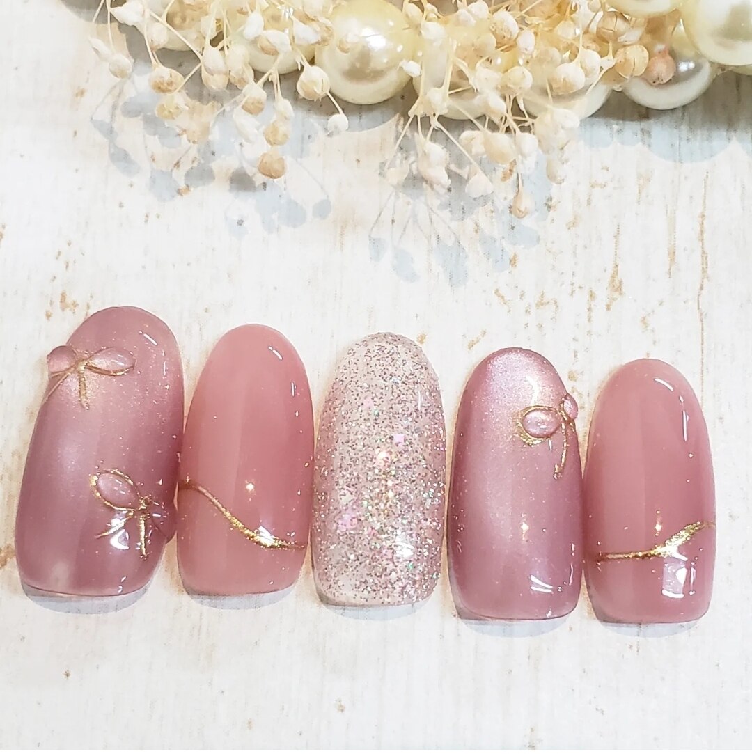 111))ピンクネイル ネイルチップ 個性派ネイル リボン 派手 ロングネイル 111))ピンクネイル ネイルチップ 個性派ネイル リボン 派手 ロング